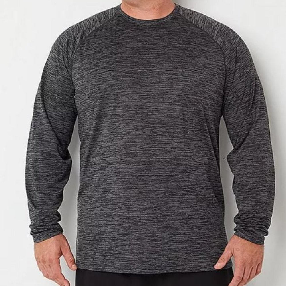 Xersion EverAir Mens Crew Neck Long Sleeve T-Shirt Big and Tall 5XL - NWOT